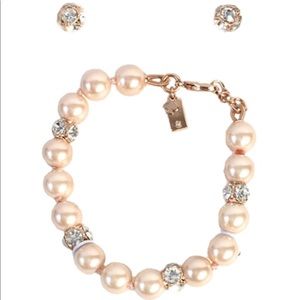 NIB Kate Spade Lady Marmalade Blush Pearl Set
